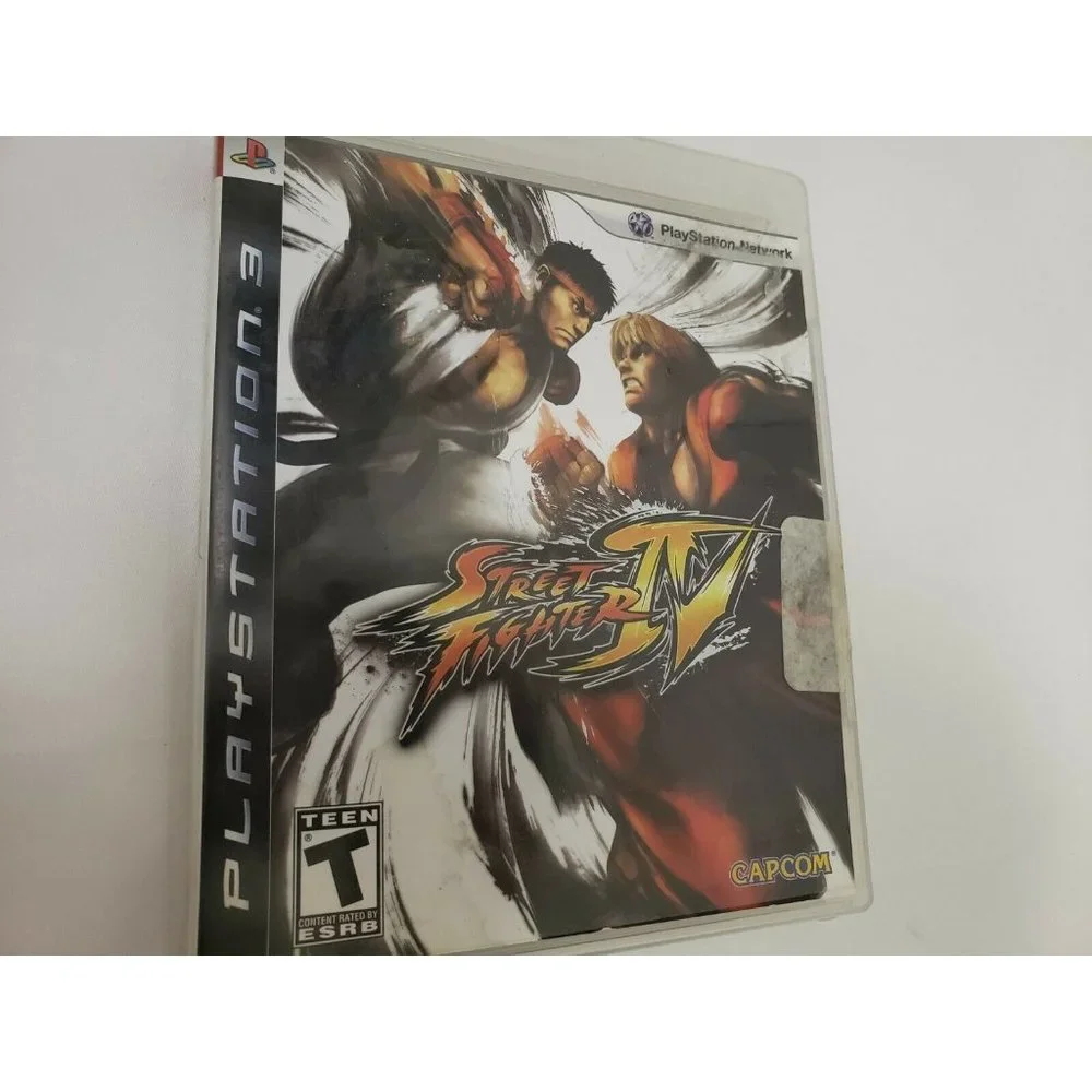 Street Fighter IV 4 (PlayStation 3 PS3 MINT Complete CIB Manual Black Label‎